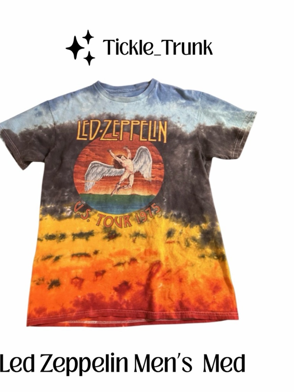 Led Zeppelin Med Tie-Dye Tee - Multicolor